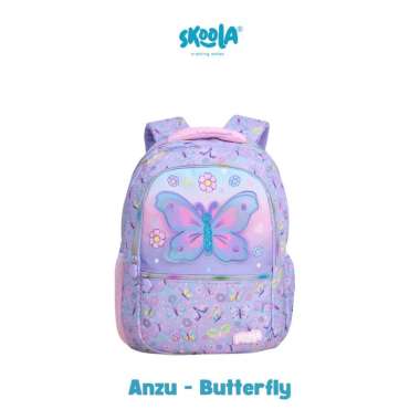 Skoola Tas Sekolah Anak Perempuan SD Ransel Unicorn Cat - Anzu BUTTERFLY