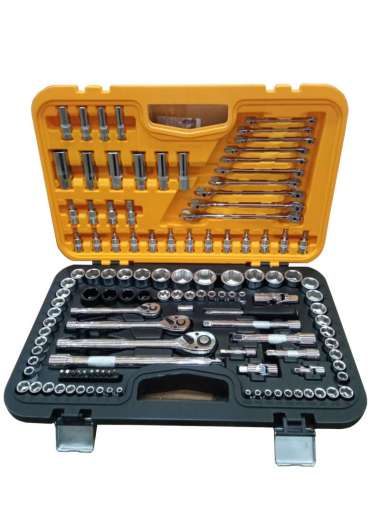 Krisbow Kunci Sok Socket Set Sq 1/4-1/2 Inchi 123 Pcs Lrsos2