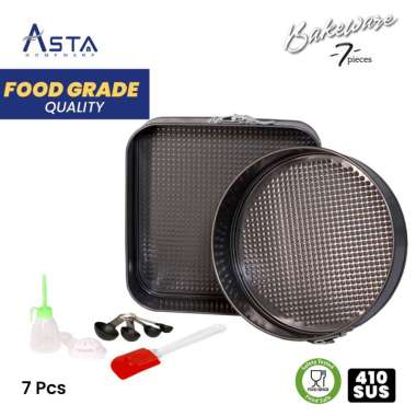 Asta Loyang Kue Bolu Anti Lengket Set Lengkap Baking 6 in 1