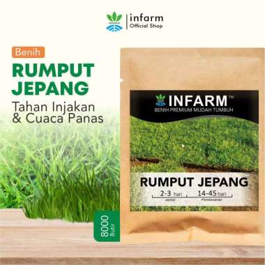 INFARM - Benih Bibit Biji Super Rumput Jepang / Rumput Golf / Rumput Taman/ Rumput Halaman