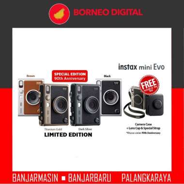 Instax Mini EVO - Fuji Instant Camera BROWN