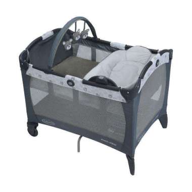 Graco Pack n Play Baby Box with Reversible Napper and Changer Brown | Tempat Tidur Bayi