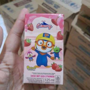 Promo Harga Cimory Susu UHT Strawberry 125 ml - Blibli