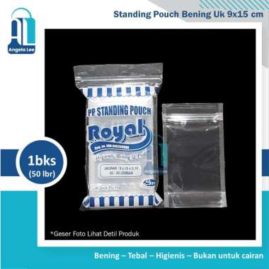 Standing Pouch 9x15 / Plastik Klip Ziplock Kemasan Berdiri Bening