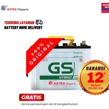 GS Hybrid NS40ZL untuk mobil Agya, Ayla, Calya, Sigra, Jazz, Brio, Mobilio, Sirion, dll [Trade In]