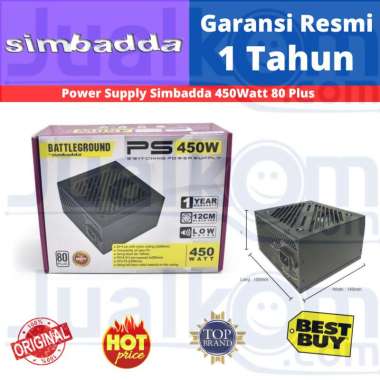 Power Supply SIMBADDA 450 WATT 450WATT BOX - PSU 450W
