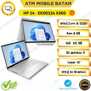 HP Pavilion x360 14-ek0114TU/ek0115TU i5-1235U 8GB 512GB SSD W11 + OHS Silver