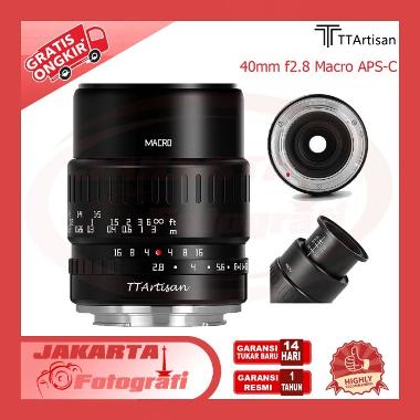 TTArtisan 40mm f2.8 Macro Lens for Mirrorless Camera Canon Sony Fuji resmi FOR R ( MACRO )