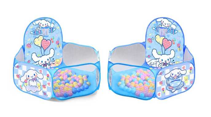 Kolam Mandi Bola, Keranjang Mandi Bola, Keranjang Basket Bola DINO NEWW TK CINNAMOROLL