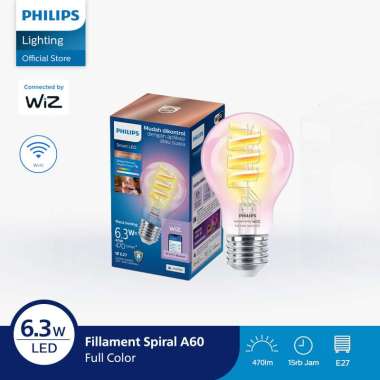 Paket Philips Lampu Smart Wifi LED 6.3W A60 E27 Tunable Color
