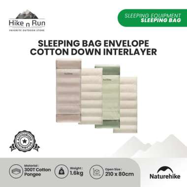 Sleeping Bag Naturehike NH20MSD01 Envelope Cotton Down Interlayer Down Cotton Interlayer
