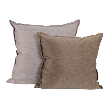 Sarung Bantal Kursi Sofa Premium - Clarissa 50x50 cm Toffee (Coklat)