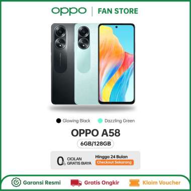 Oppo Official Oppo A58 6/128GB Dazzling Green