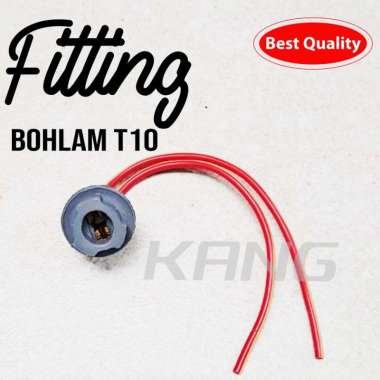 SOCKET BOHLAM LAMPU T10 - SOKET LAMPU SEIN SENJA MOTOR / MOBIL