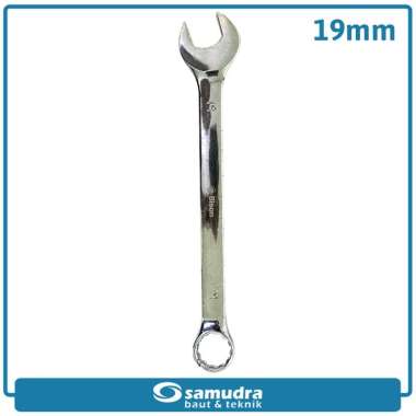 BISON Kunci Ring Pas 19 mm Combination Wrench Ringpas Buka Baut 19mm