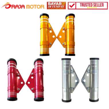 RajaMotor Kupingan Lampu Honda CB Alumunium Merah