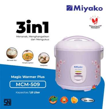 Magic Com Miyako MCM 509 (1,8 Lt) / Rice Cooker Miyako MCM509 MCM-509