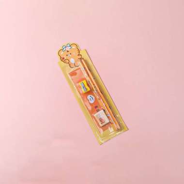 OEM SK-A71 Alat Tulis Set Stationery Sekolah Pensil Set Anak Karakter Kartun Lucu / Perlengkapan Sek