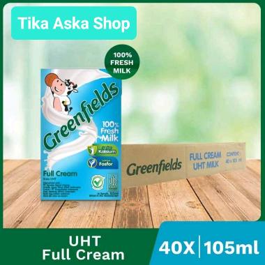 Promo Harga Greenfields UHT Full Cream 125 ml - Blibli