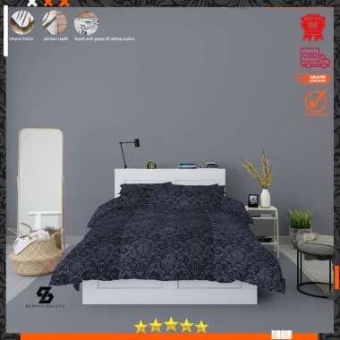 Sprei Motif Polos Embos Premium & Elegan Super Lembut 160x200cm Aries