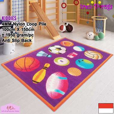 Tren-D-rugs Karpet anak anak puzzle playmat karakter kids kidz permadani alas lantai kamar tidur rua