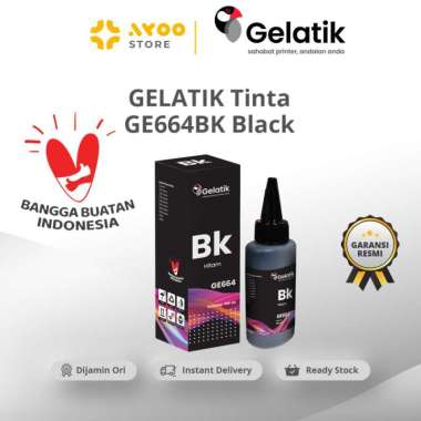 GELATIK Tinta EPSON GE664 Black [GE664BK]