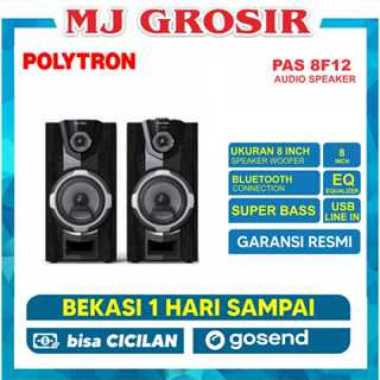 PROMO POLYTRON SPEAKER AUDIO PAS 8F12 PAS8F12 USB BLUETOOTH