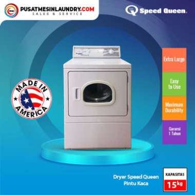 Dryer Speedqueen 15 Kg Tipe Gas Pintu Kaca