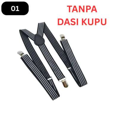 ROBB - PAKET suspender + bow tie - suspender + dasi kupu - bretel pantalon 01