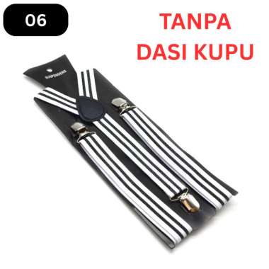 ROBB - PAKET suspender + bow tie - suspender + dasi kupu - bretel pantalon 06