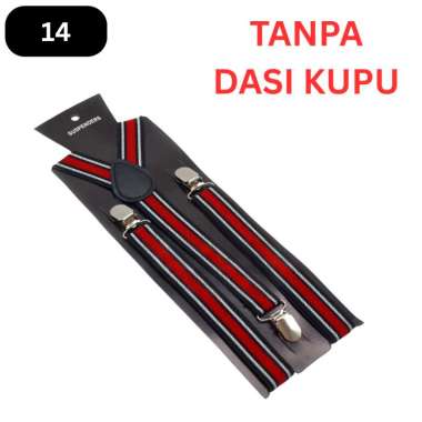 TOKO1973 ROBB - PAKET suspender + bow tie - suspender + dasi kupu - bretel pantalon 14