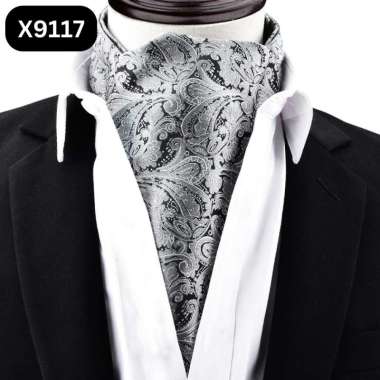 ANTONIO SCARF - ASCOT TIE CRAVAT dasi pesta wedding scarf X9117