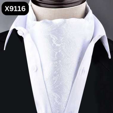 ANTONIO SCARF - ASCOT TIE CRAVAT dasi pesta wedding scarf X9116