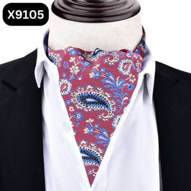 ANTONIO SCARF - ASCOT TIE CRAVAT dasi pesta wedding scarf X9105