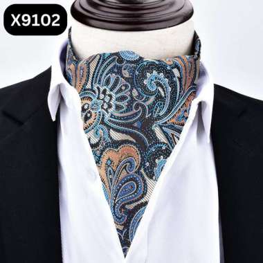 ANTONIO SCARF - ASCOT TIE CRAVAT dasi pesta wedding scarf X9102