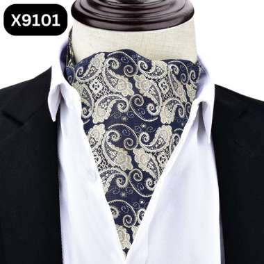 ANTONIO SCARF - ASCOT TIE CRAVAT dasi pesta wedding scarf X9101