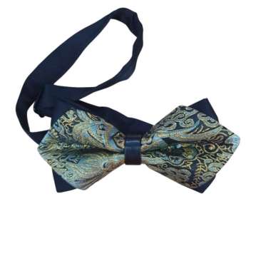 RUSTY - bow tie dasi kupu GOLD BATIK