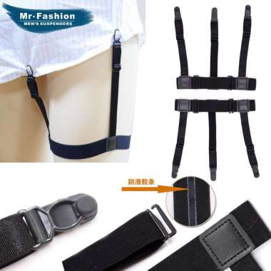 TOKO1973 MEN SHIRT HOLDER - LEG SUSPENDER - TUCK IN SUSPENDER PLASTIC