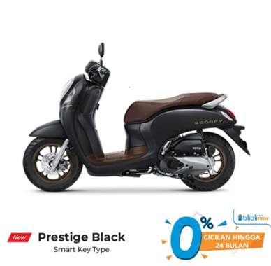 All New Honda SCOOPY PRESTIGE &amp; STYLISH CBS ISS Sepeda Motor Prestige Black Makassar