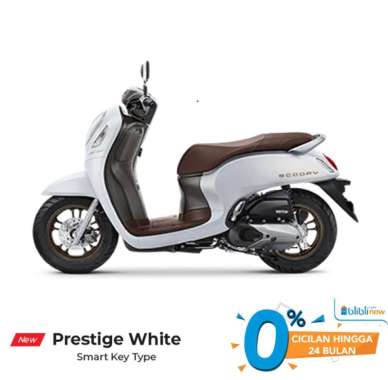 All New Honda SCOOPY PRESTIGE &amp; STYLISH CBS ISS Sepeda Motor Prestige White Makassar