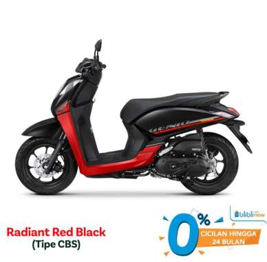Honda GENIO CBS Sepeda Motor Red Black Palembang