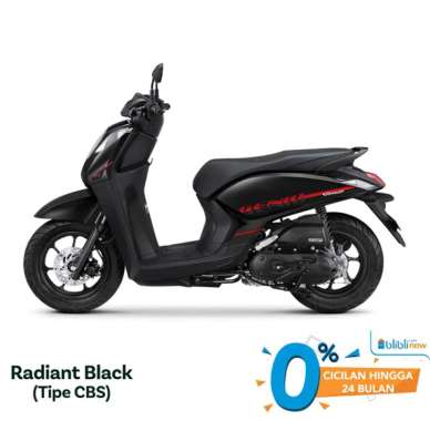 Honda GENIO CBS Sepeda Motor Radiant Black Palembang