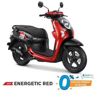 All New Honda SCOOPY FASHION & SPORTY CBS ISS Sepeda Motor Sporty Red Lampung