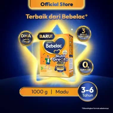 Promo Harga Bebelac 3 Susu Pertumbuhan Madu 1000 gr - Blibli