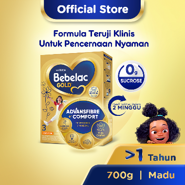 Promo Harga Bebelac 3 Gold Susu Pertumbuhan Madu 700 gr - Blibli