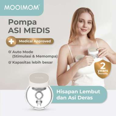 Pompa ASI Elektrik Wireless Tidak Berisik M2 PRO - Hands Free Wireless Electric Breast Pump MOOIMOM 