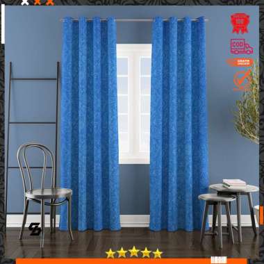 Gorden Emboss Polos Minimalis Hordeng Jendela Tirai Pintu Gordeng Mewah Horden Gordyn Embosh Termura