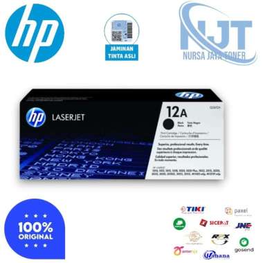 Toner HP 12 A Black LaserJet HP Original (Q2612A)