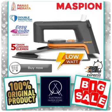 SETRIKA MASPION HA-110 HA110 110 SETRIKA LISTRIK MASPION SUPER LOW WATT