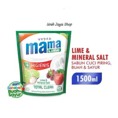 Promo Harga Mama Lime Cairan Pencuci Piring Lime 1600 ml - Blibli